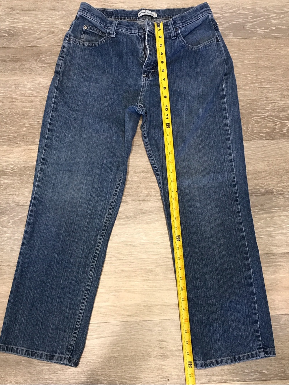 Riders by Lee Women's Straight Leg Blue Denim Jeans